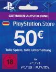 PlayStation Network Card - 50 Euro * 