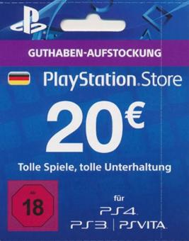 PlayStation Network Card - 20 Euro * 