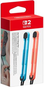 Switch 2 - Joy-Con Handgelenksschlaufe 2er Set rot/blau 